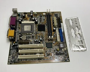 Chaintech 6WIV0-D100A Socket 370 Intel Motherboard and Back Plate - Picture 1 of 5
