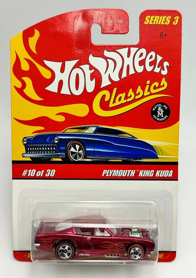 ★ PLYMOUTH KING CUDA - HOT WHEELS CLASSICS SERIES 3 - ROUGE - 2007 - L0738 v1 - Photo 1/1