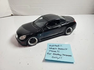 MODIFIED - Lexus SC 430 Black Maisto 1:18 Diecast - READ DESCRIPTION - Picture 1 of 14