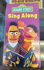 Sesame Street Sing Along VHS Burt + Ernie Brand New, Sealed 1996 Version Sony - Imagen 1 de 6
