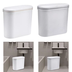 Trash Can Nordic Dustbin Modern Kitchen Wastebasket Slim Garbage Can for Office - Picture 1 of 11