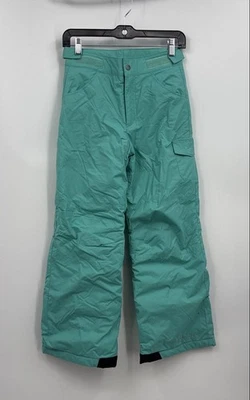 Columbia девочек синий плоский передние карманы прямые штанины снег брюки размер M 10/12 - Изображение 1 из 4