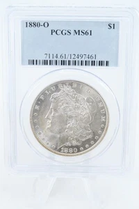 1880-O PCGS MS61 Morgan Dollar Business Strike - Picture 1 of 2