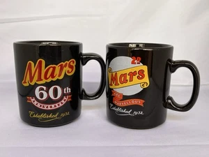 Mars Mugs X 2 vintage 60th Anniversary 011 - Picture 1 of 2