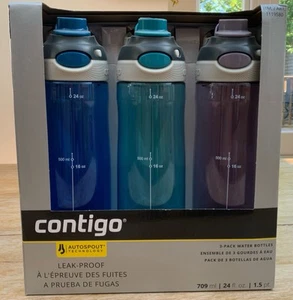 Contigo 24 fl Oz Water Bottles Triple Pack - Picture 1 of 4