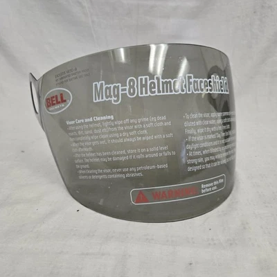 Bell Helmet Mag-8 Face Shield Faceshield Visor Dark Smoke *NEW OLD STOCK* Foto 1 de 4