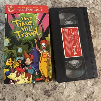 Have Time Will Travel (VHS,2001) The Wacky Adventures of Ronald McDonald Rare - Image 1 of 4
