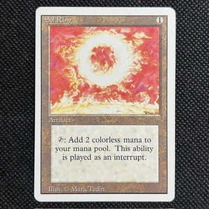 MTG Magic The Gathering Sol Ring 1994 edizione riveduta artefatto quasi nuovo/lp - Foto 1 di 2