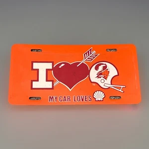 Vintage Tampa Bay Buccaneers Orange Colorway NFL Vanity Licence Plate - Picture 1 of 6