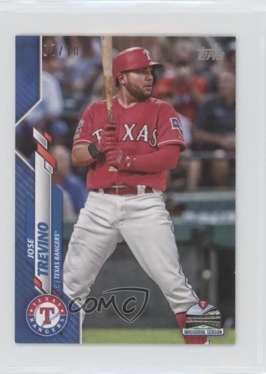 2020 Topps Mini Blue /10 Jose Trevino #403 - Image 1 of 2