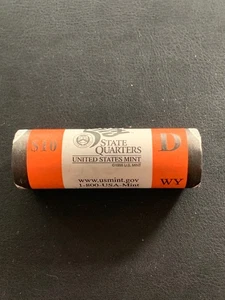 2007 Wyoming WY D State Quarter U.S. Mint Uncirculated Roll - Picture 1 of 1