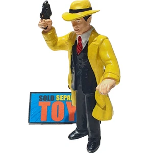 Vtg DICK TRACY with gun PVC FIGURE original 1990 Applause - Picture 1 of 8
