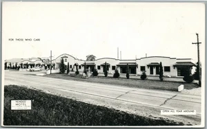 VANDALIA OH YENDES MOTEL VINTAGE REAL PHOTO POSTCARD RPPC - Picture 1 of 2