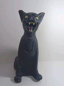 Spirito Halloween Zombie Selvatico Gatto Nero 14" Decorazione Cimitero Cortile Spettrale - Foto 1 di 5