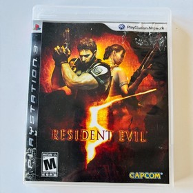 Resident Evil 5 PlayStation 3 PS3 Game CIB M Capcom Horror w/ Manual & Hint Book