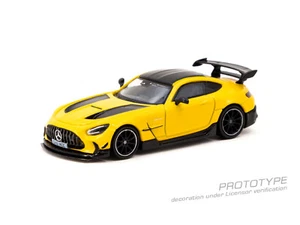 (In Stock) Tarmac Works 1/64 Mercedes-Benz AMG GT Serie Nera Modello SHMEE150 - Foto 1 di 5