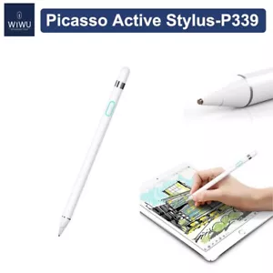WIWU P339 WHITE USB CHARGING UNIVERSAL TABLET STYLUS PEN FOR SAMSUNG IPHONE IPAD - Picture 1 of 10