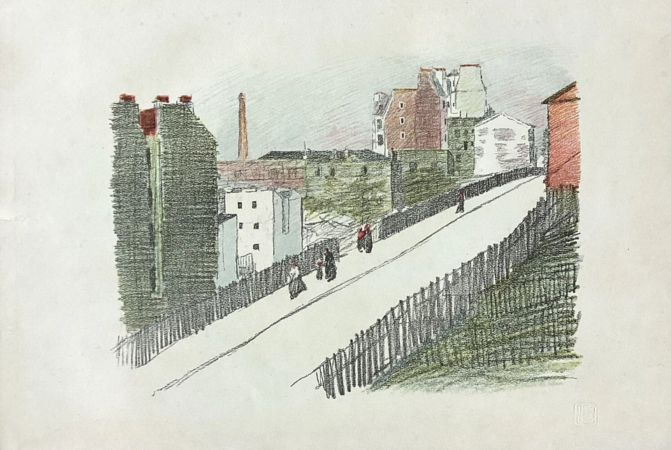 THÉOPHILE ALEXANDRE STEINLEN ⟫ LITHOGRAPHIE ⟫ 1899 PARIS MONTMARTRE - Photo 1/1