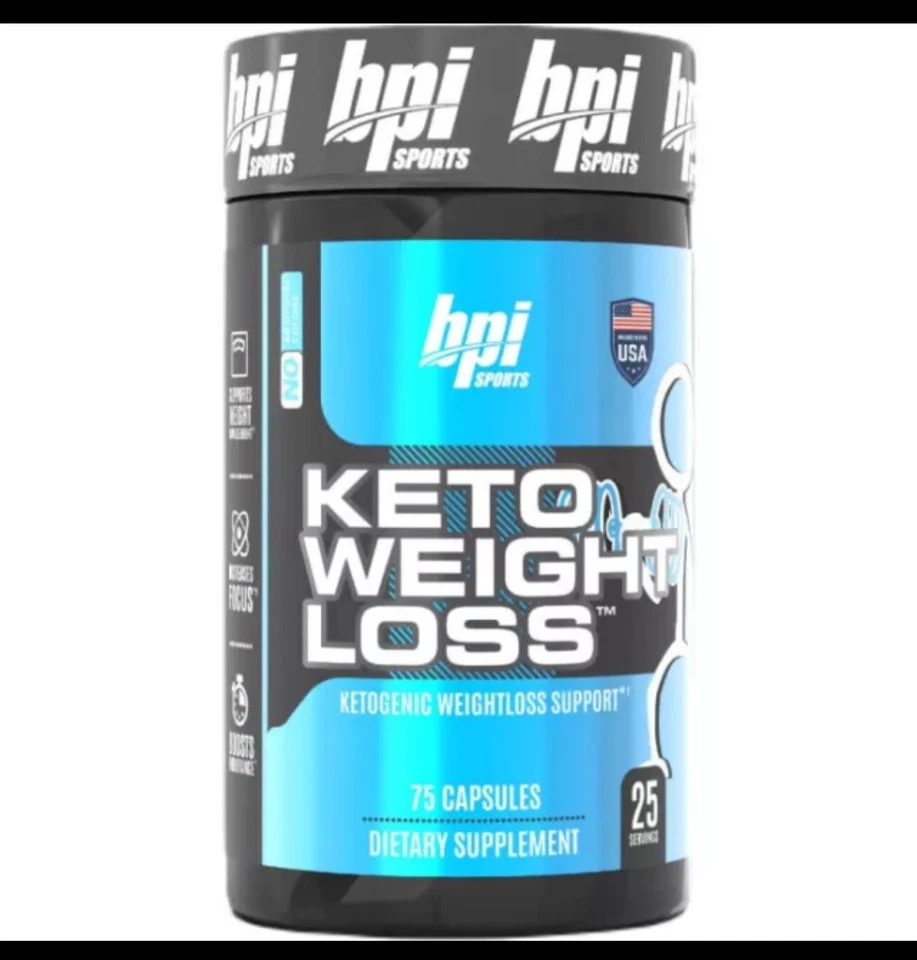 Suplemento dietético cetogénico para pérdida de peso BPI Health 75 cápsulas Foto 1 de 2