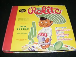 Decca ROLITO Little Mexican Boy Classic 78 rpm Album set Frank Luther CLEARY - Picture 1 of 4