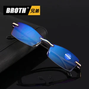 New Rimless Diamond Cutting Reading Glasses Coating Readers Fashion +1.00~+4.00 - Picture 1 of 5