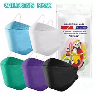 50/100X 4-Layer KF94 Face Mask Comfortable 3D Mouth Filter Protective Cover AU - Picture 1 of 10