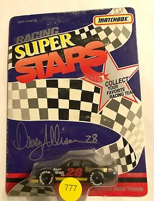 1992 MATCHBOX  "RACING SUPER STARS"  #28 DAVEY ALLISON  #777                - Image 1 of 2