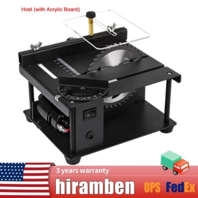 4.3" Mini Electric Table Saw Hobby&Craft Power Tool Metal Wood Cutting Machine - Image 1 of 4