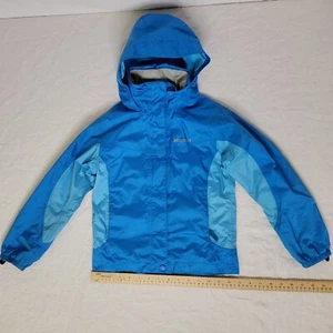 Marmot Jacket Girls Extra Small Blue Zip Hooded Lightweight Jacket - Picture 1 of 10