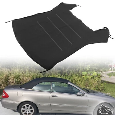 Convertible Soft Top Replacement Black For Mercedes-Benz CLK55 AMG W209 2004-09 - Image 1 of 4