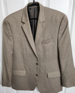 Abrigo deportivo blazer marrón forrado con 2 botones 44R actual MICHAEL KORS para hombre EXCELENTE - Imagen 1 de 20