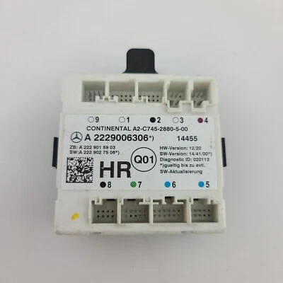 Fits Mercedes-Benz A2229006306 Mercedes C S Class W205 W222 Oem - Image 1 of 4