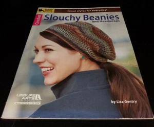 CN15 SLOUCHY BEANIES & HEADWRAPS CROCHET PATTERN LEAFLET - 10 DESIGNS - Picture 1 of 3