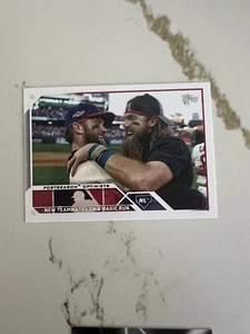 Bryce Harper Brandon Marsh Philadelphia Phillies 2023 Topps Postseason Optimists - Picture 1 of 2
