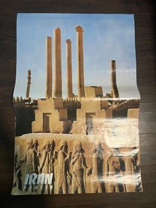 Imperial Iran Pahlavi Era Tourism Poster 1970s - Bild 1 von 1