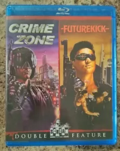 Crime Zone Future Kick Blu-ray Scream Factory Double Feature OOP Rare Sci-Fi NEW - Picture 1 of 2