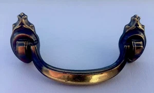 Messing Antik Hardware Schublade Zug Land Französisch Provinz MCM 3" Mitte - Bild 1 von 4