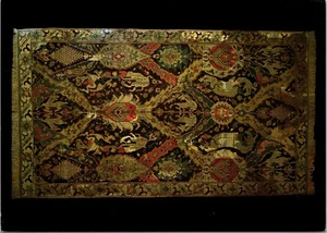 Drachenteppich Kaukasisch 17. Jahrhundert Wolle Victoria und Albert Museum Postkarte - Bild 1 von 2