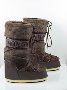 MOON BOOT ICON FAUX FUR BROWN - Bild 1 von 2