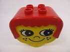 Lego Duplo Head Brick Red Hair & Freckles Set 2383 1595 2376 2387