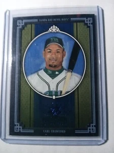 2005 Donruss Diamond Kings - Carl Crawford #221 Blue  /100 Rays {88collect} - Picture 1 of 2