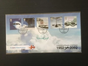 2002 AIRLINERS SPECIAL COVER SHS SIGNED 02/05/02 OFFICIAL FDC 250 LTD ED SCARCE - Picture 1 of 2