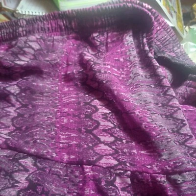 Макси юбка фиолетовый и серый, выцветший славы 2 x. Рифленый, полностью с подкладкой. - Изображение 1 из 4