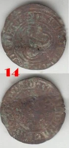 Münzen ALTDEUTSCHLAND Nürnberger RECHENPFENNIGE 1520 - 1635 Apfelpfennig diverse - Bild 1 von 4