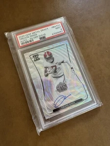 PSA MINT 9 2020 Leaf Metal Draft Trevon Diggs Silver Wave AUTO #BA-TD1 - Picture 1 of 6