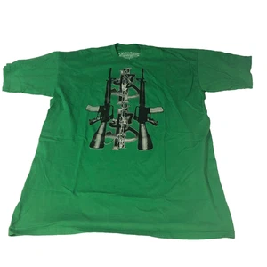 Vtg M.A.D. Klothing Kompany men's money all day graphic print t-shirt L blackUSA - Picture 1 of 6