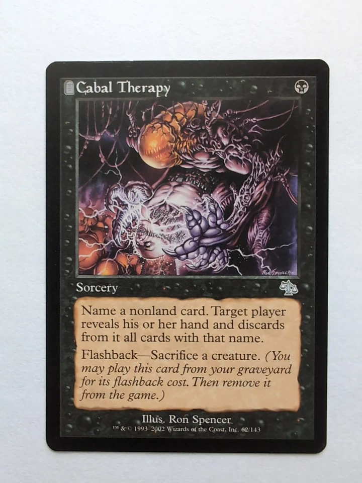 MTG Cabal Therapy ( JUD) Judgment Regular Common 62/143 - Image 1 of 2