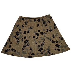 Gonna corta samba floreale verde oliva Toad & Co donna taglia SMALL integrata corta - Foto 1 di 7