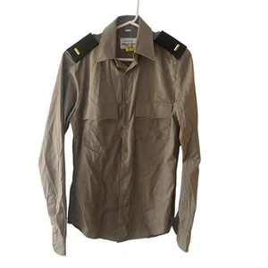 U.S. Army AGSU (Dress Uniform) Tan Shirt 15.5 x 38/39 C - Mens - Picture 1 of 4