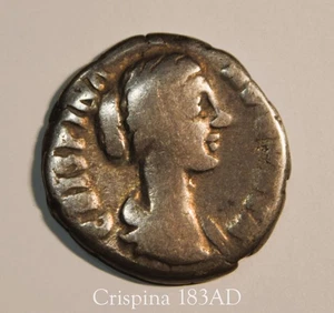Crispina Frau des Commodus, AR Denar, Rom postfrisch n. Chr. 178-182 - Bild 1 von 2